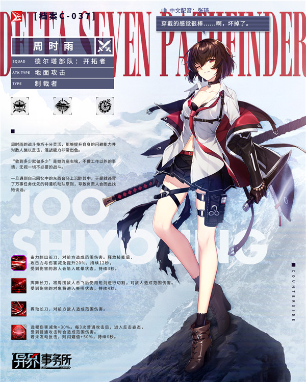 《异界事务所》周时雨、卡琳作战分析情报 《异界事务所》周时雨、卡琳作战分析情报