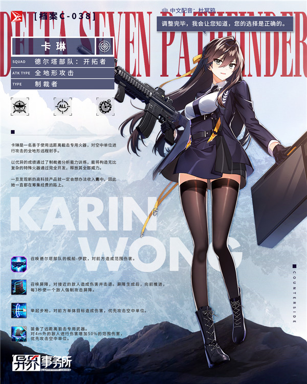 《异界事务所》周时雨、卡琳作战分析情报 《异界事务所》周时雨、卡琳作战分析情报