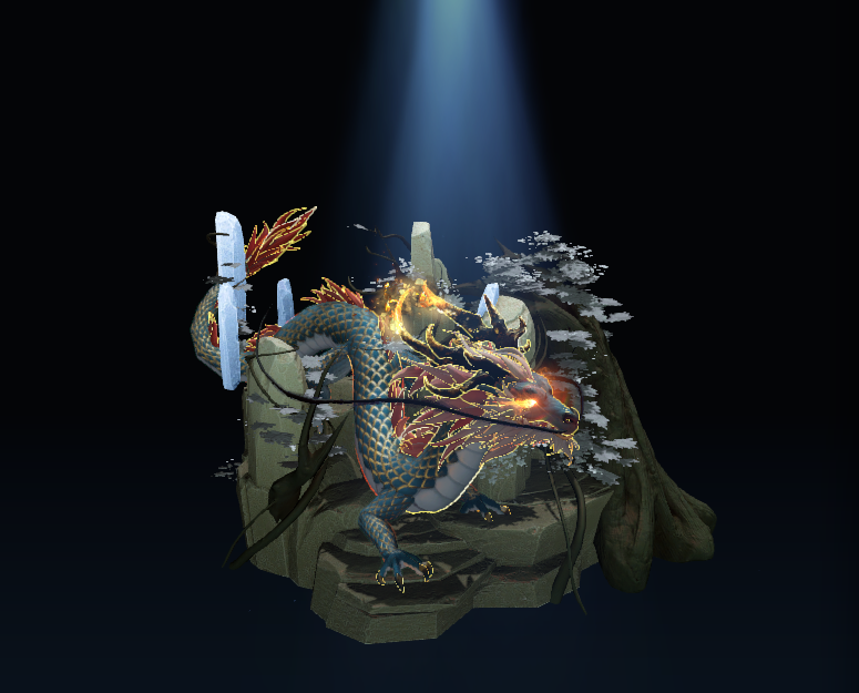 金龙献祥瑞!DOTA2推出金龙宝藏,手机打开完美世界电竞APP即可购买