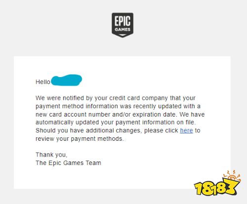 曝Epic非法获取用户信息:博主称其自行与银行联系